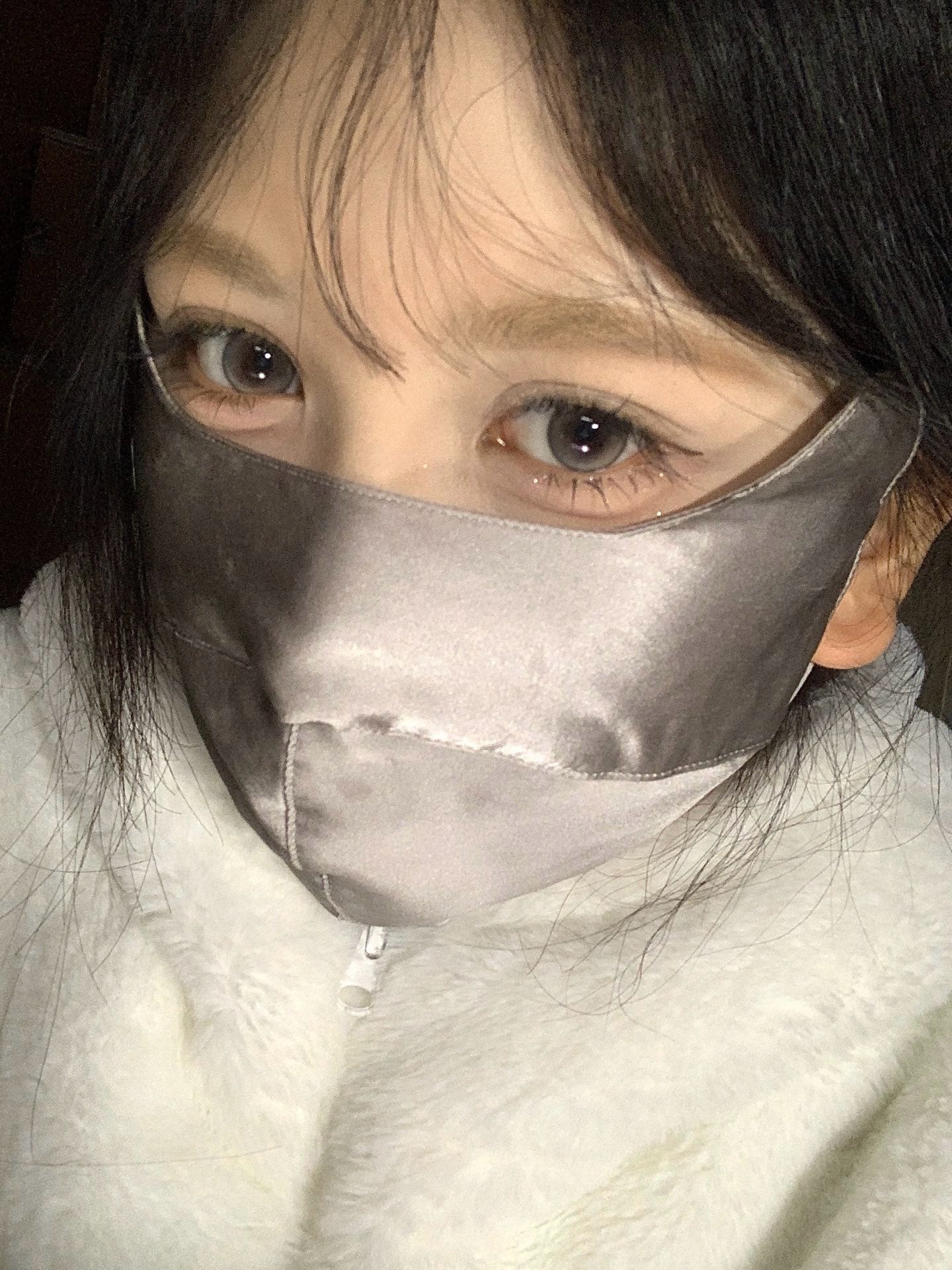 ConyHair 粉灰兔毛 14.5mm