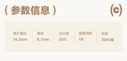 COFANCY DAILY LENS 透明片【30PCS】