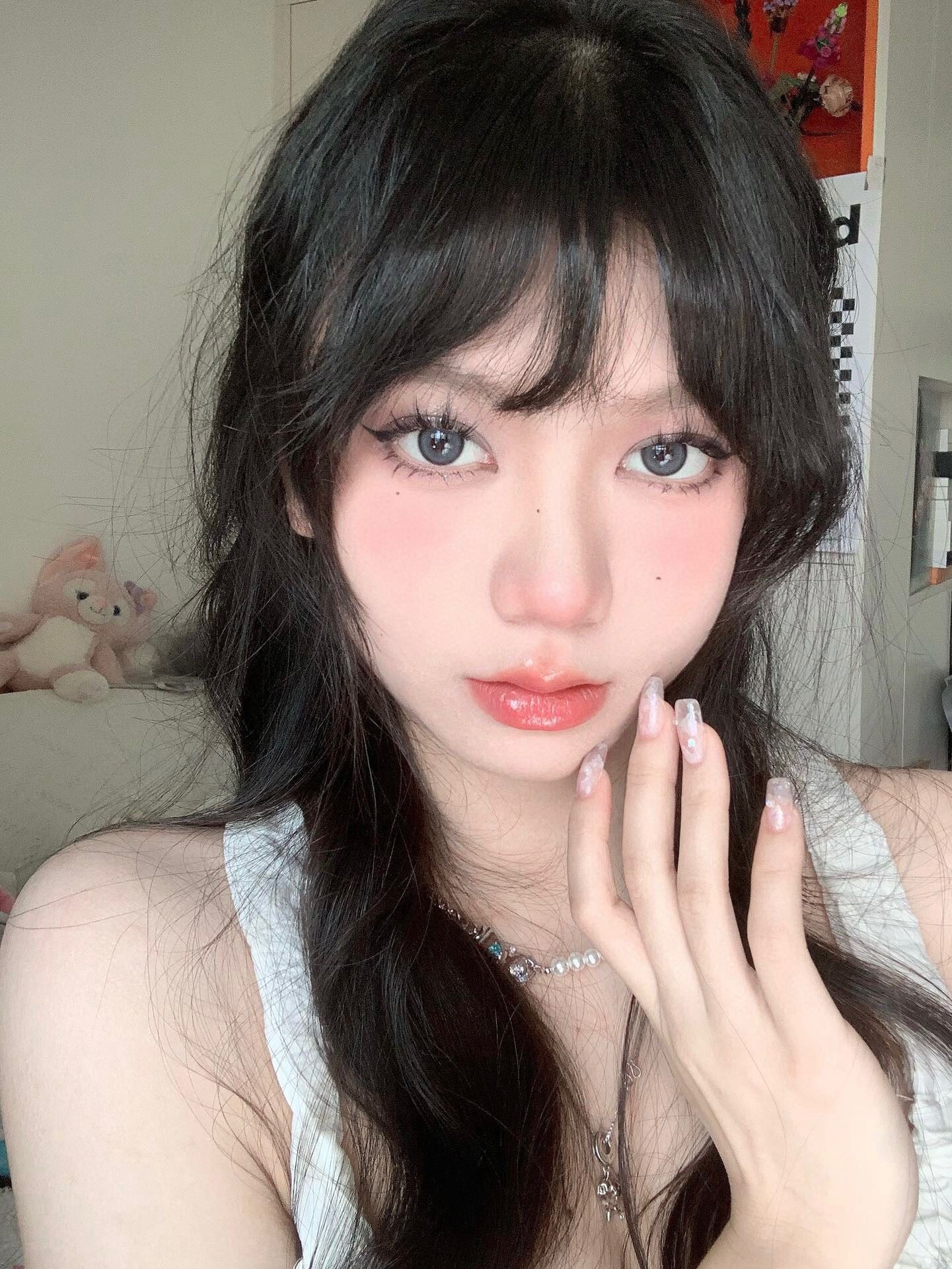 奶蓝灰 14.2mm【年抛】